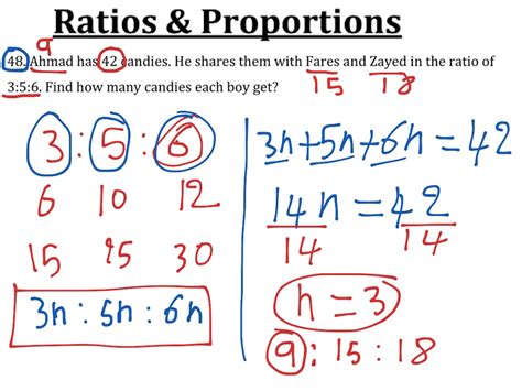 3/2 as a ratio|applying ratios to numbers.